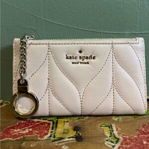 Kate Spade Light Pink Quilted Pouch